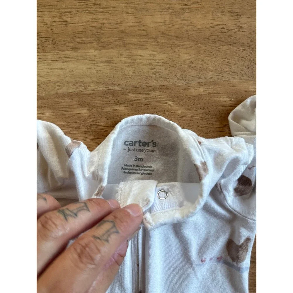 MILKBARN chickens hens farm baby onesie and sleeper set